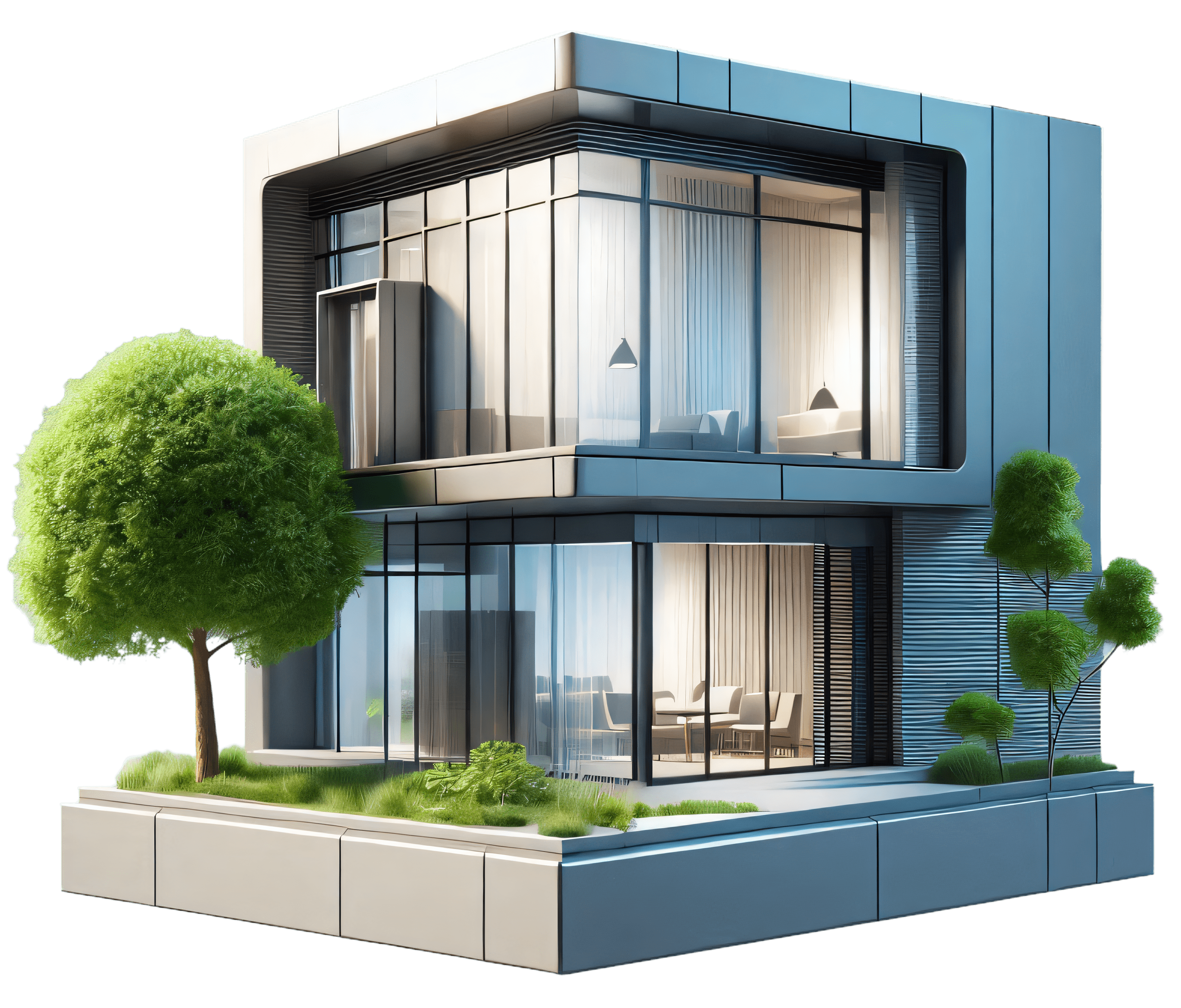 futuristic house image